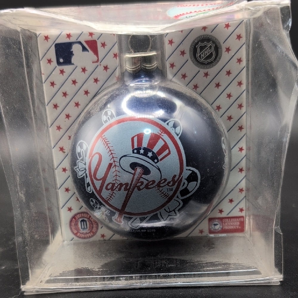 MLB Holiday Ornament Blue and Red